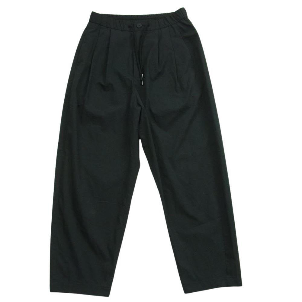 ATTACHMENT アタッチメント AP02-201 STRETCH 2TUCK EASY PT ストレッチ 2タック イージー パンツ 日本製 ブラック系 1【中古】