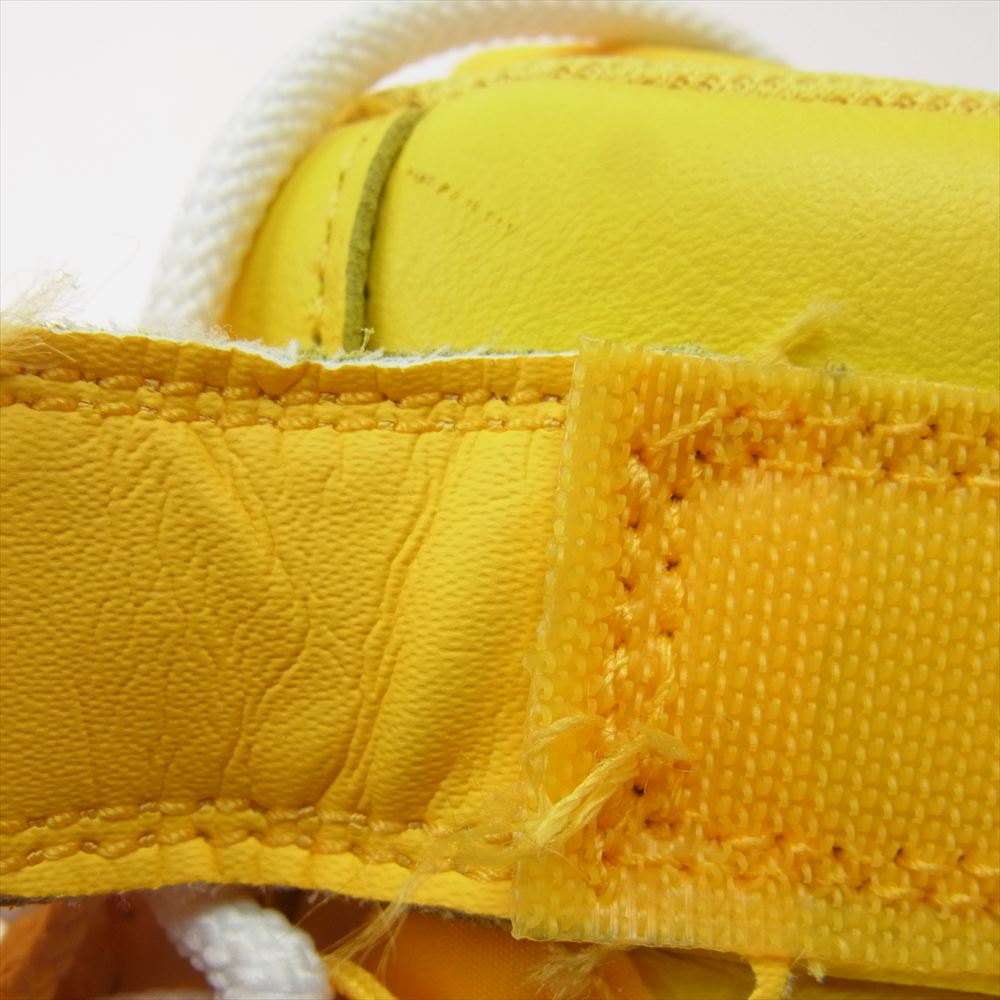 NIKE ナイキ DR0500-101 × Off-White Air Force 1 Mid SP LTHR White and Varsity Maize オフホワイト エアフォース ミッド SP レザー ホワイト アンド バーシティメイズ ホワイト系 イエロー系 US8(26cm)【極上美品】【中古】