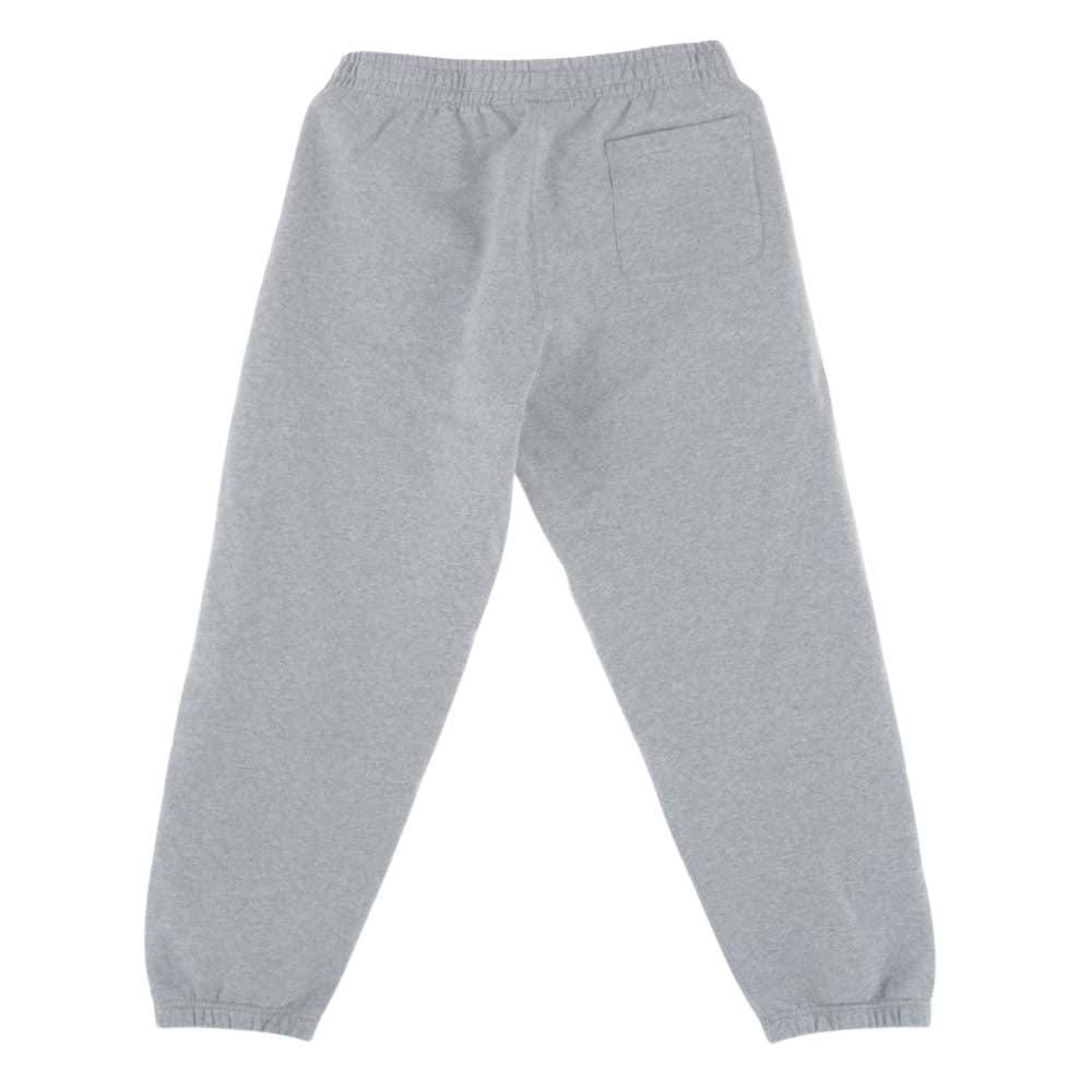 Supreme シュプリーム 23AW Satin Applique Sweatpant サテン アップリケ ロゴ スウェット パンツ グレー系 M【中古】