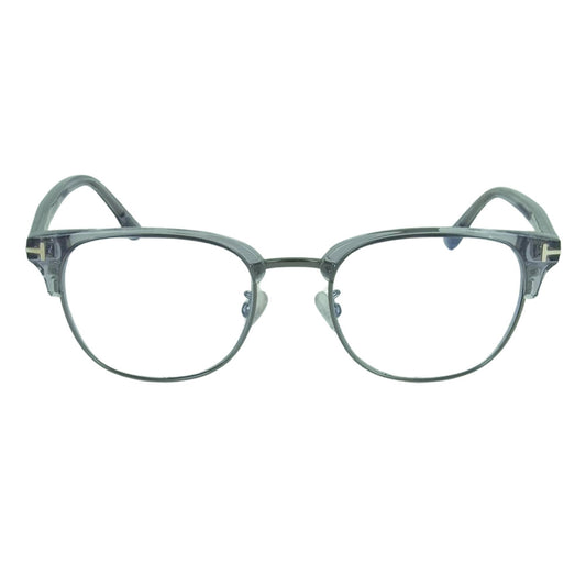 TOM FORD トムフォード FT5794-KB 020 ブロー フレーム 眼鏡 アイウェア メガネ ファッション用グラス クリア系 シルバー系 50 □ 19 145 * 0【中古】
