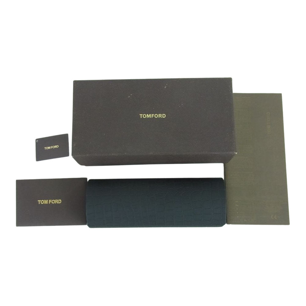 TOM FORD トムフォード FT5794-KB 020 ブロー フレーム 眼鏡 アイウェア メガネ ファッション用グラス クリア系 シルバー系 50 □ 19 145 * 0【中古】