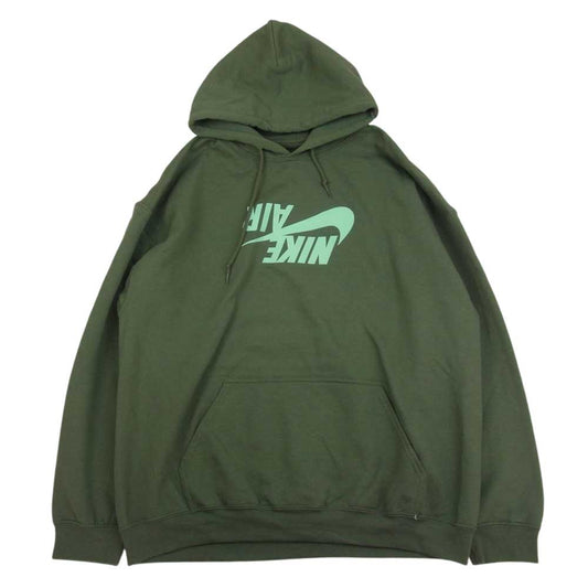 NIKE ナイキ ×TRAVIS SCOTT トラヴィス スコット CACTUS JACK JORDAN HIGHEST HOODIE カクタスジャック ジョーダン フーディー パーカー カーキ系 XL【中古】