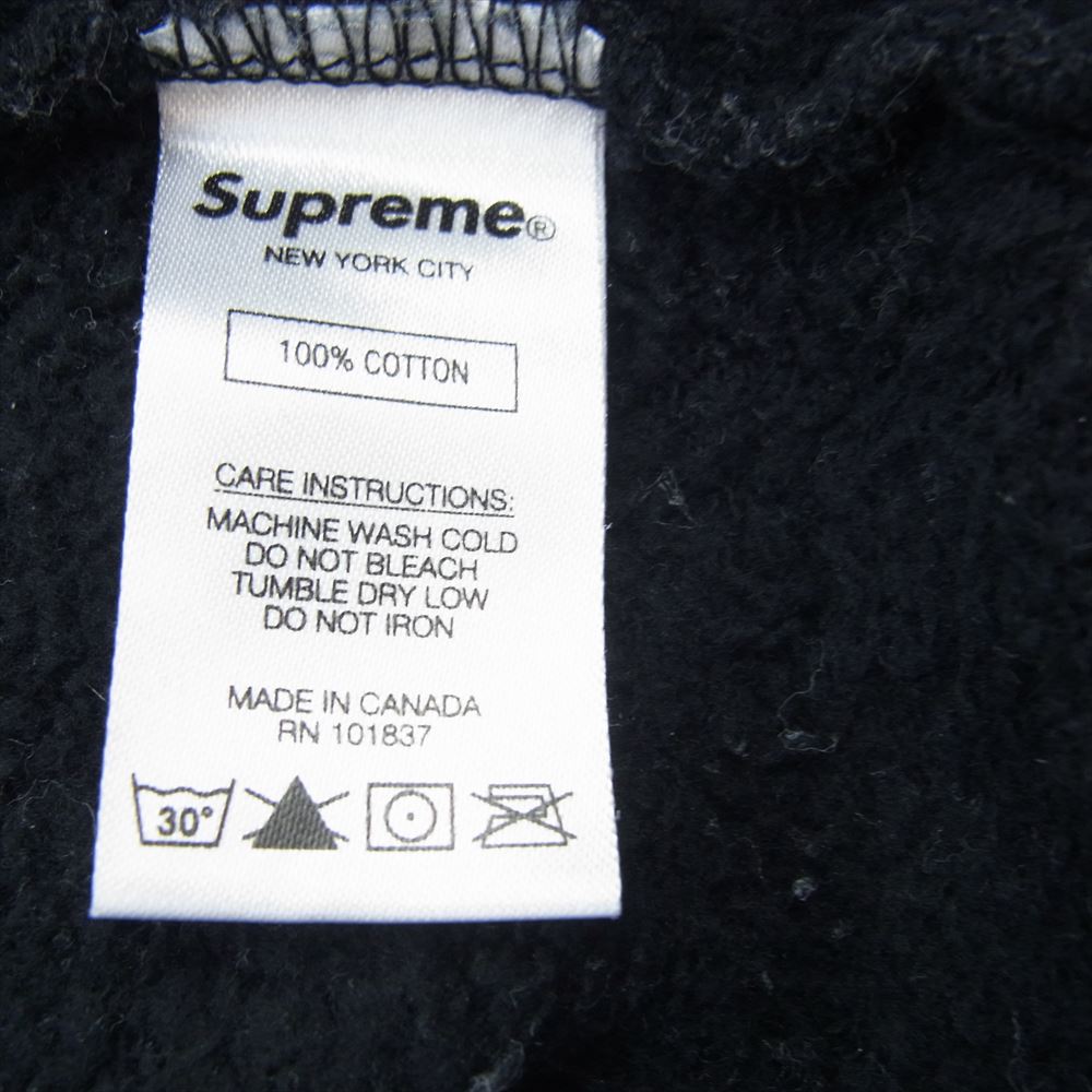 Supreme シュプリーム × HYSTERIC GLAMOUR ヒステリックグラマー 21SS Crewneck クルーネック スウェット ブラック系 L【中古】