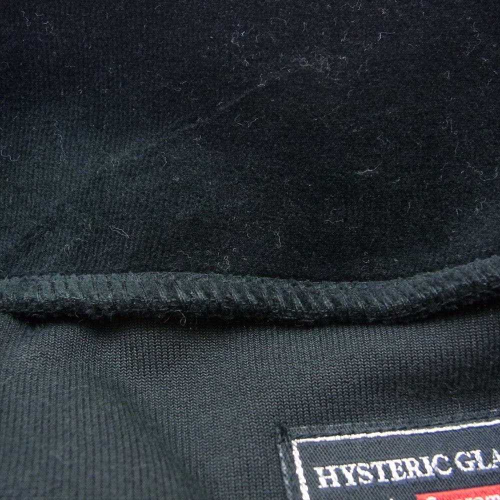 Supreme シュプリーム 21SS × HYSTERIC GLAMOUR ヒステリックグラマー Velour Track Jacket Red ベロア ジャージ トラック ジャケット  ブラック系 L【中古】