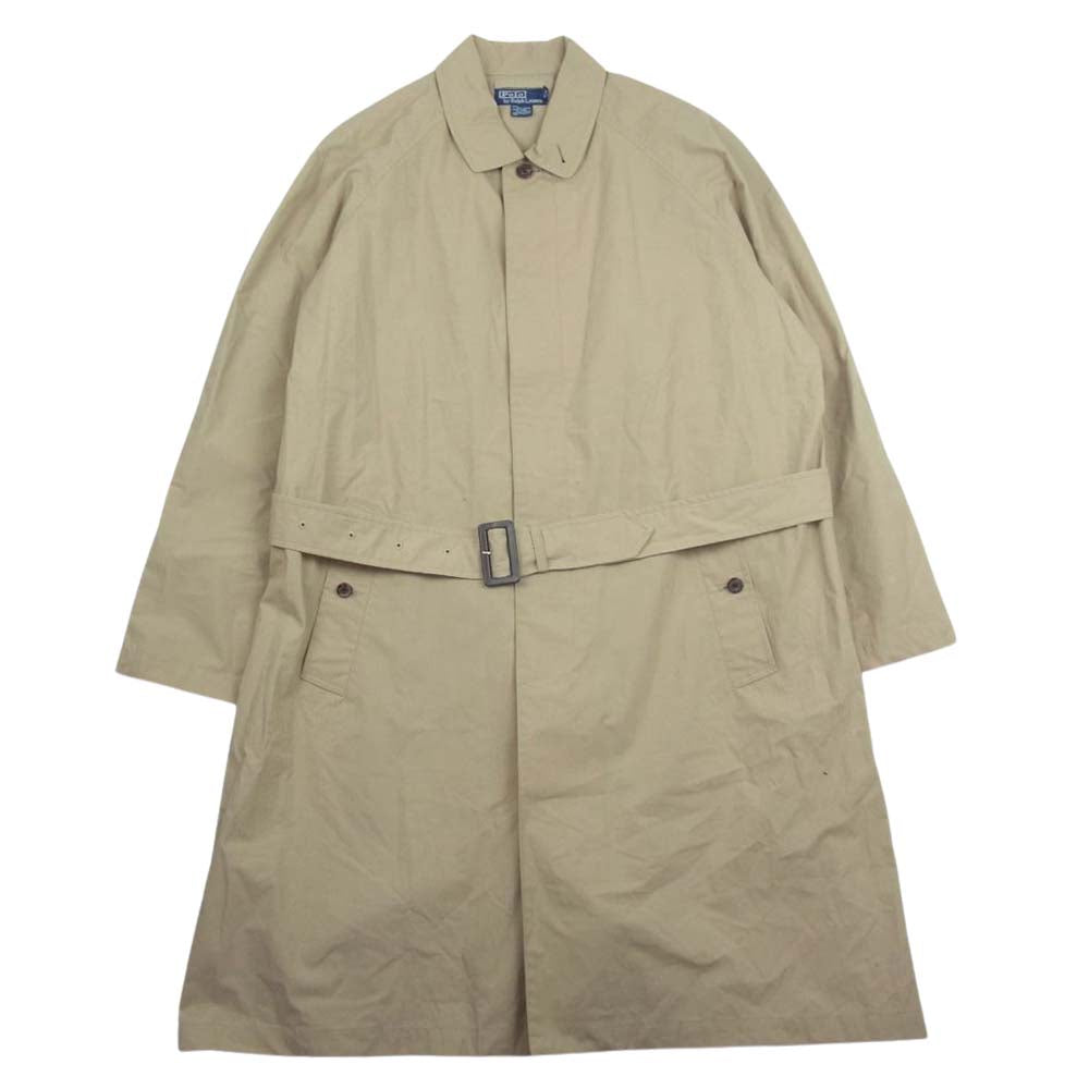 POLO RALPH LAUREN ポロ・ラルフローレン コットン トレンチ コート ベージュ系 L【中古】
