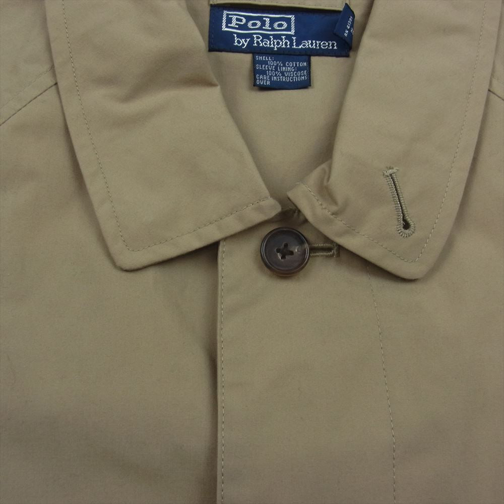 POLO RALPH LAUREN ポロ・ラルフローレン コットン トレンチ コート ベージュ系 L【中古】