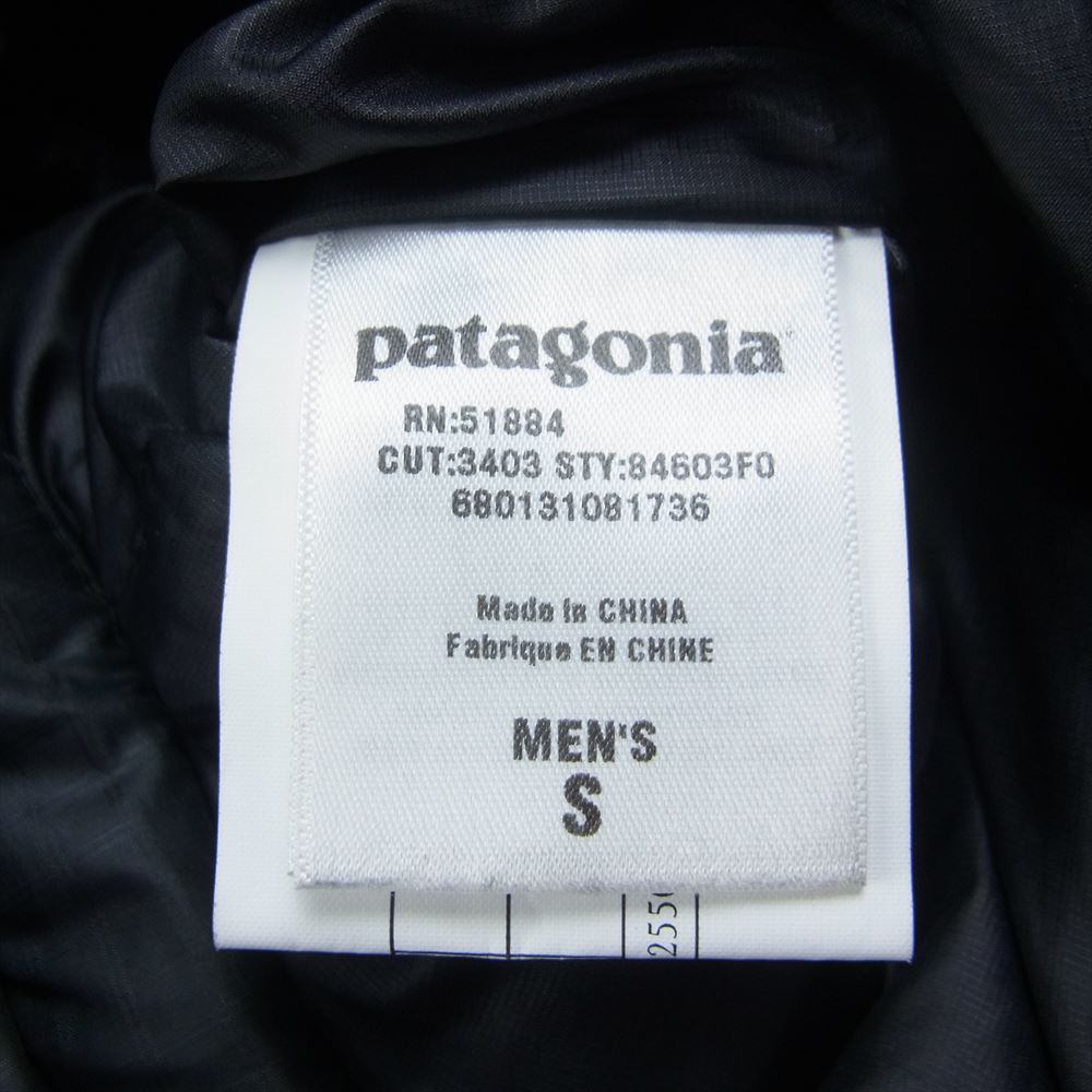 patagonia パタゴニア 10AW 84603 10年製 FITZ ROY DOWN JKT フィッツロイ ダウン ジャケット　 ブラック系 S【中古】
