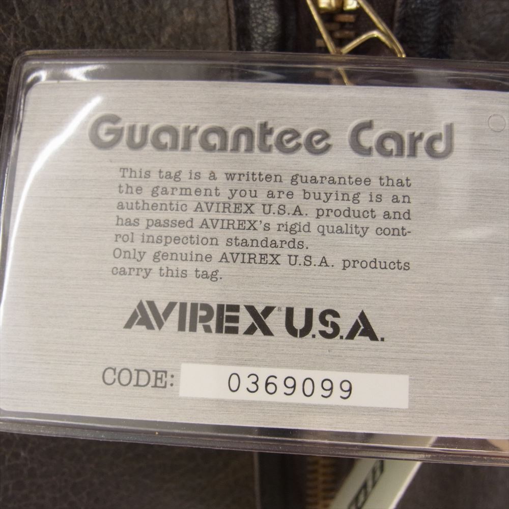 AVIREX アヴィレックス 2102XW ペイントカスタム B-3 JACKET ムートン ジャケット 第8空軍 mighty eighth マイティエイス ダークブラウン系 38【中古】