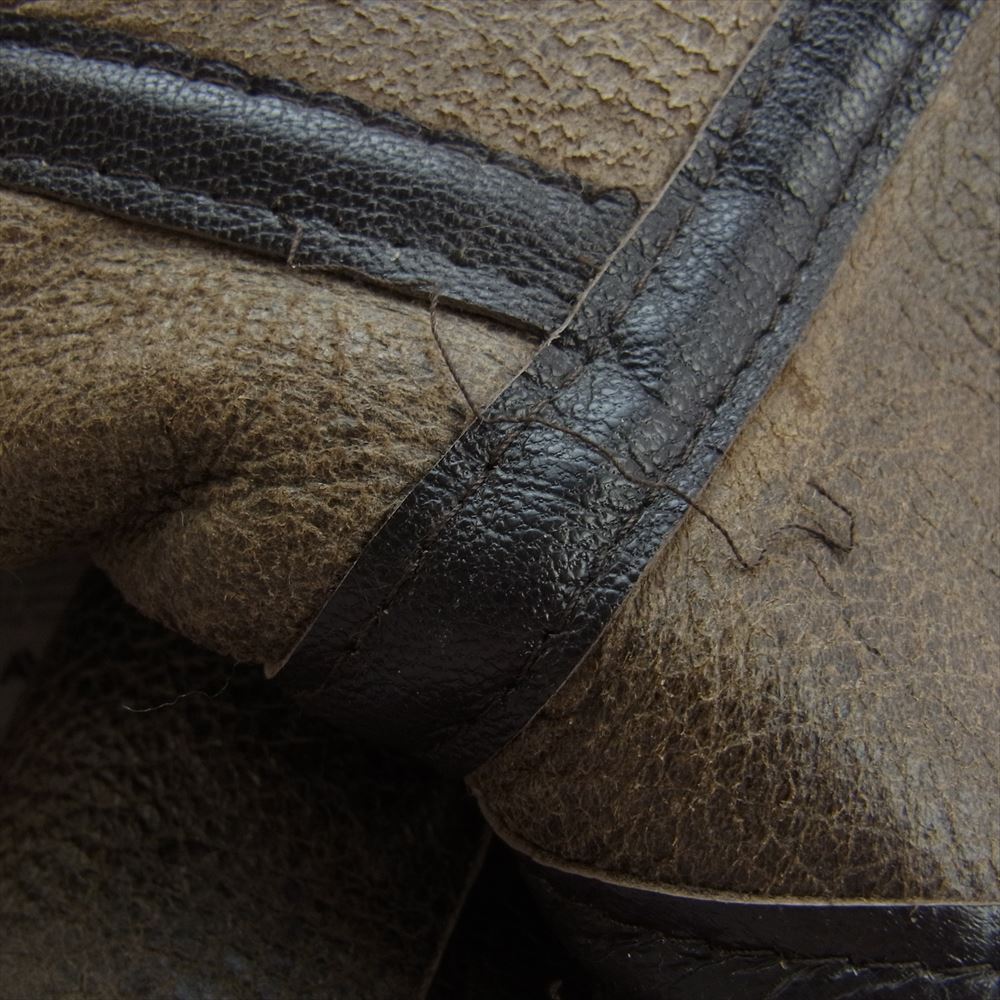 AVIREX アヴィレックス 2102XW ペイントカスタム B-3 JACKET ムートン ジャケット 第8空軍 mighty eighth マイティエイス ダークブラウン系 38【中古】