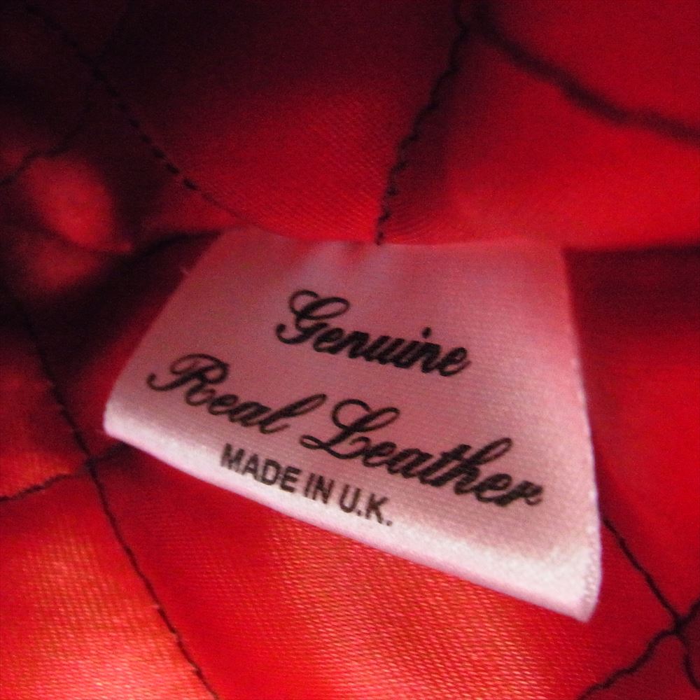 トリプスシックス 英国製 レディース サイドベルト ライダース ジャケット ブラック系 34【美品】【中古】