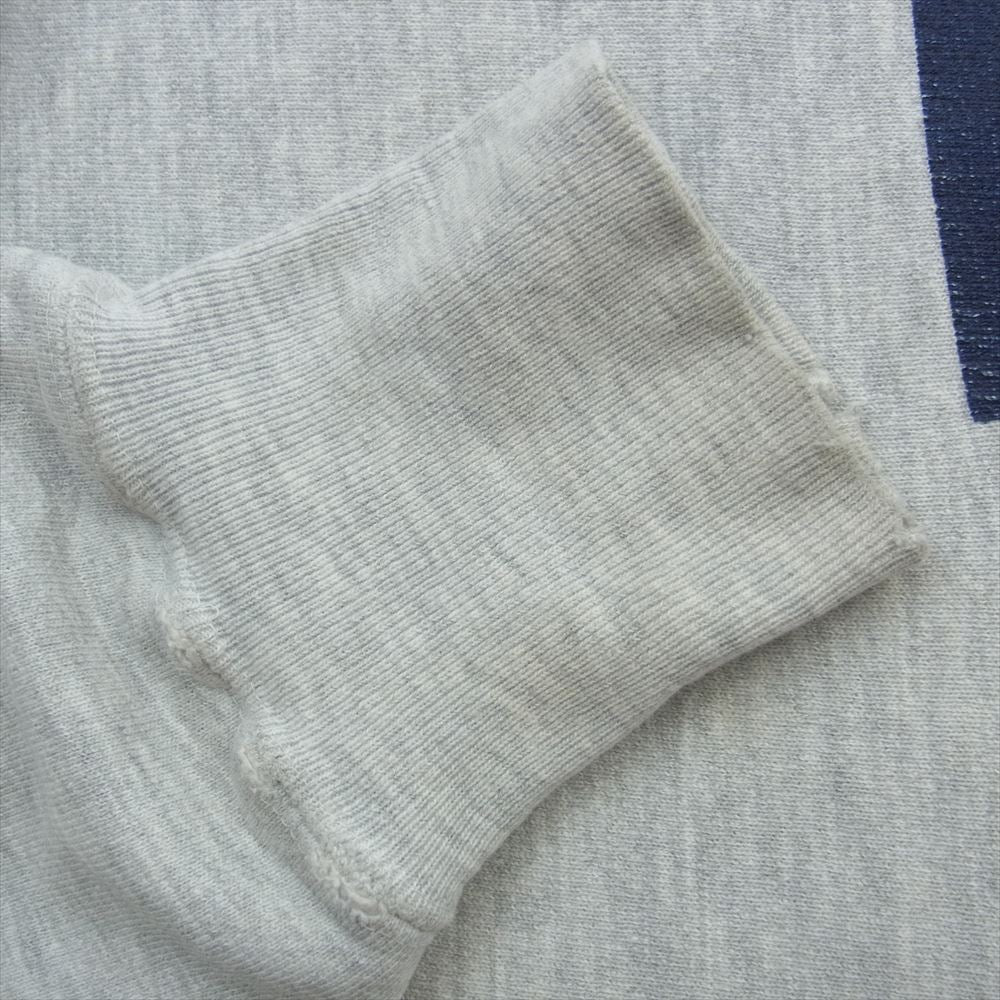 Champion チャンピオン 90s USA製 Wプリント リバースウィーブ スウェット グレー系 XXL【中古】