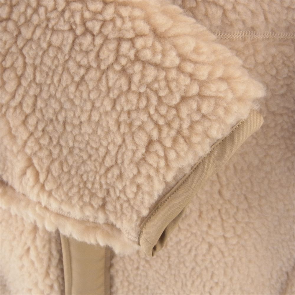 HYKE ハイク 23AW 17399 FAUX SHEARLING COAT ボア フリース コート ライトブラウン系 S【新古品】【未使用】【中古】