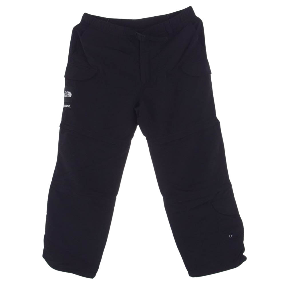 Supreme シュプリーム 22SS The North Face ノースフェイス Trekking Zip-Off Belted Pant トレッキング ジップオフ ベルテッド パンツ ブラック系 L【中古】