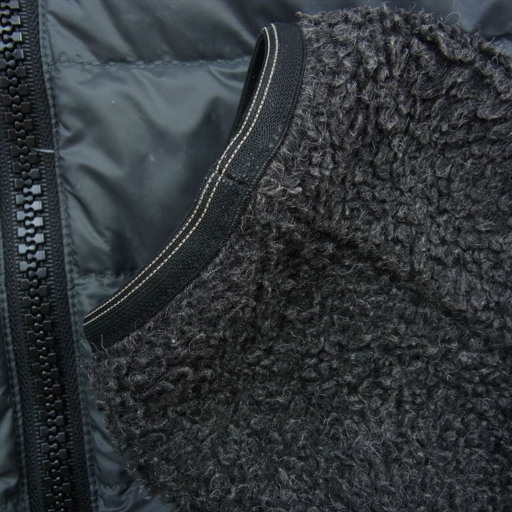 CANADA GOOSE カナダグース 7015M HYBRIDGE FLEECE HOODY ATLANTIC ハイブリッジ フリース フーディ ボア ジャケット ダークグレー系 L【中古】