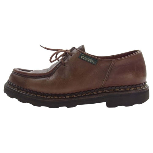 Paraboot パラブーツ MICHAEL ミカエル チロリアン シューズ レザー シューズ モカシン ブーツ ブラウン系 40.5【中古】