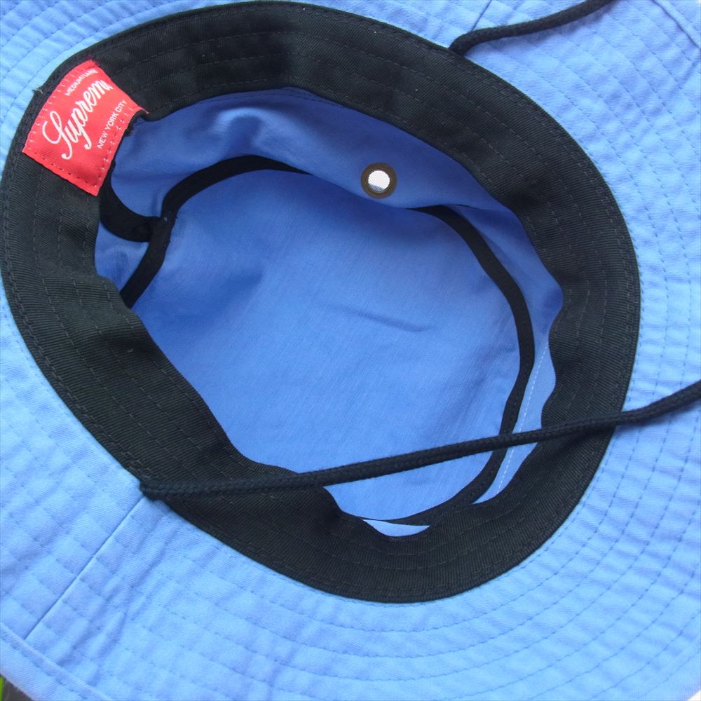 Supreme シュプリーム 22SS Military Boonie ボックスロゴ ミリタリー ブーニー ハット ライトブルー系 M/L【中古】