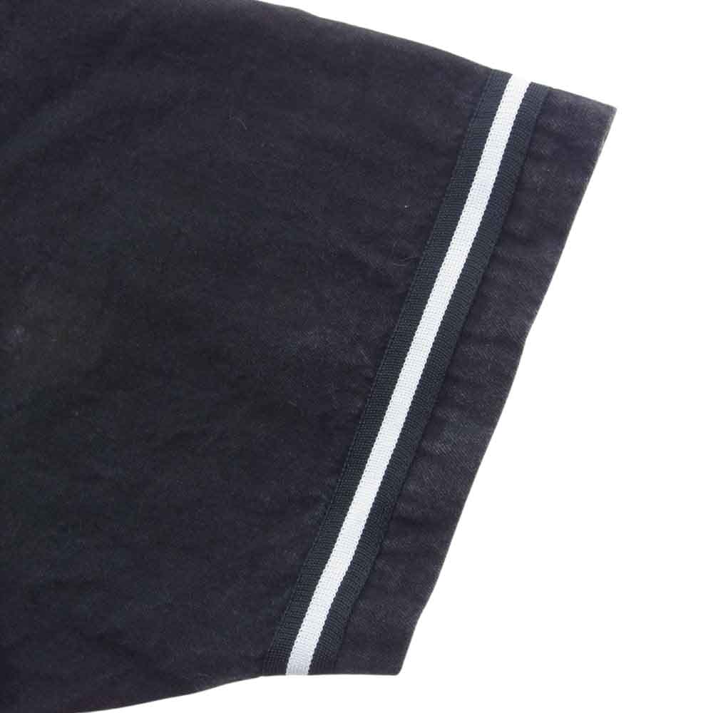 Supreme シュプリーム 22AW Denim Baseball Jersey デニム ベースボール ジャージー シャツ 半袖 ブラック系 XL【中古】