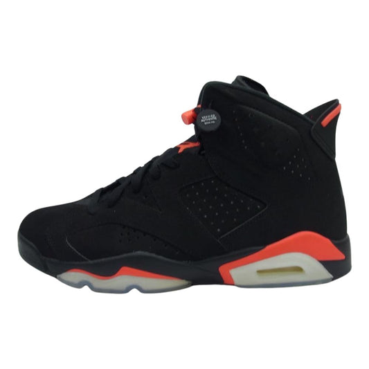 NIKE ナイキ 384664-060 AIR JORDAN 6 RETRO エアジョーダン レトロ INFRA RED ハイカット スニーカー ブラック系 28.5cm【極上美品】【中古】