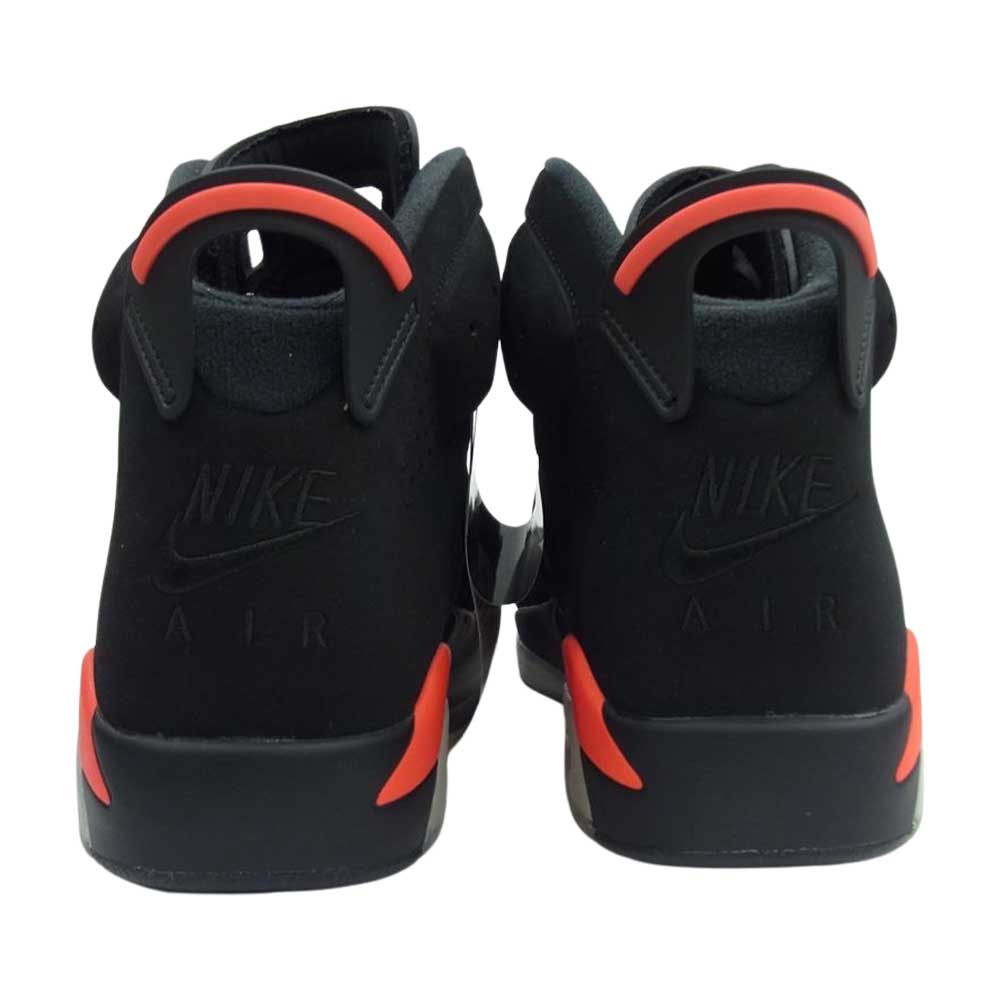NIKE ナイキ 384664-060 AIR JORDAN 6 RETRO エアジョーダン レトロ INFRA RED ハイカット スニーカー ブラック系 28.5cm【極上美品】【中古】