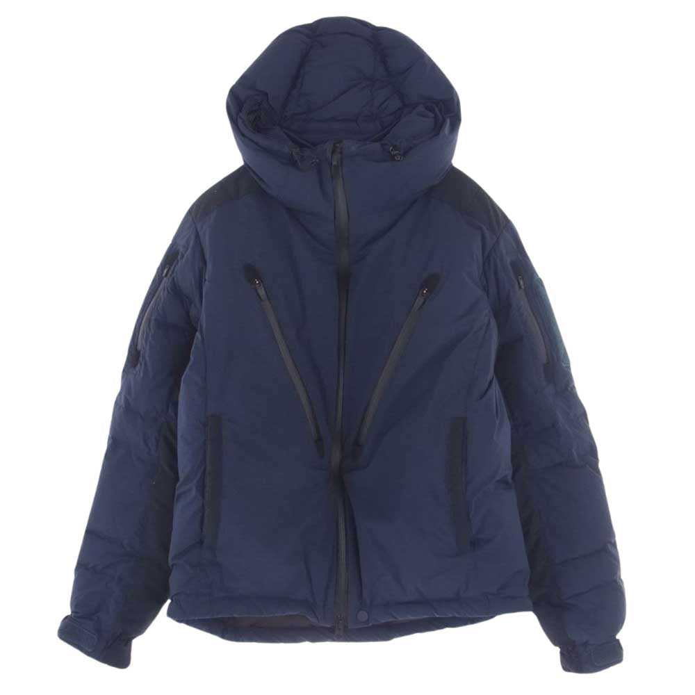 NANGA ナンガ MA-J-161 × MANUAL ALPHABET マニュアルアルファベット ダウン ジャケット ネイビー系 1【中古】