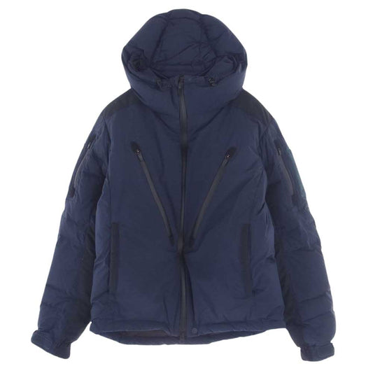 NANGA ナンガ MA-J-161 × MANUAL ALPHABET マニュアルアルファベット ダウン ジャケット ネイビー系 1【中古】