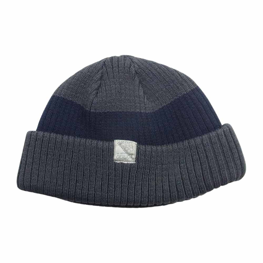 GERUGA ゲルガ DOUBLE COTTON KNIT CAP ダブルコットン ニット キャップ チャコール系【中古】
