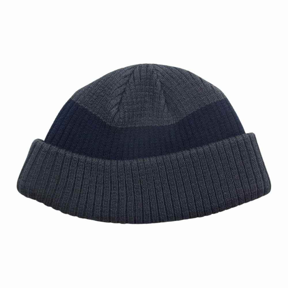 GERUGA ゲルガ DOUBLE COTTON KNIT CAP ダブルコットン ニット キャップ チャコール系【中古】