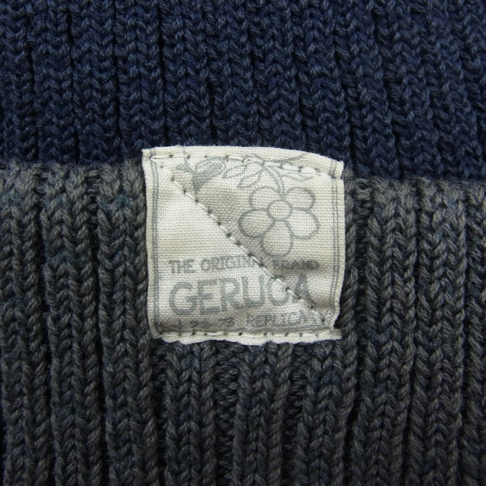 GERUGA ゲルガ DOUBLE COTTON KNIT CAP ダブルコットン ニット キャップ チャコール系【中古】
