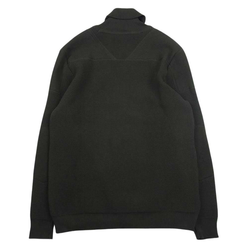 アディクトクローズ ACV-KN02 ACVM PADDED WAFFLE COTTON TURTLE KNIT ワッフル ニット カーキ系 44【中古】