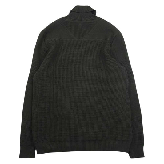 アディクトクローズ ACV-KN02 ACVM PADDED WAFFLE COTTON TURTLE KNIT ワッフル ニット カーキ系 44【中古】
