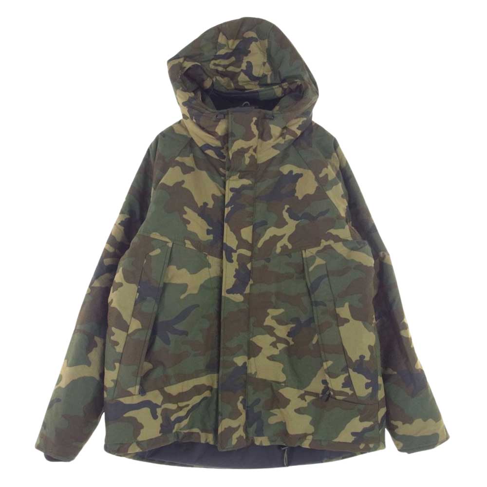 ロストコントロール 21AW L21A2-4018 INSULATION HOODIE CAMO インシュレーションフーディ ウッドランドカモ 中綿 ミリタリー ジャケット マルチカラー系 4【中古】