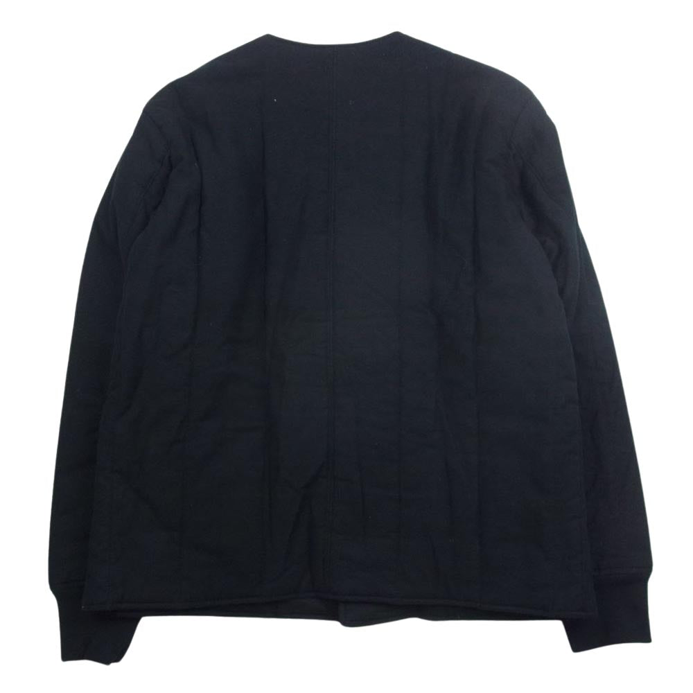 アディクトクローズ ACV-QLT02LM ACVM MOLESKIN ARMY QUILTED JACKET シンサレート ノーカラージャケット ブラック系 44【中古】