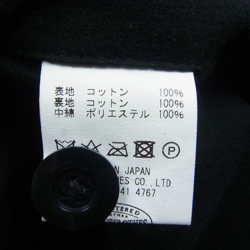 アディクトクローズ ACV-QLT02LM ACVM MOLESKIN ARMY QUILTED JACKET シンサレート ノーカラージャケット ブラック系 44【中古】