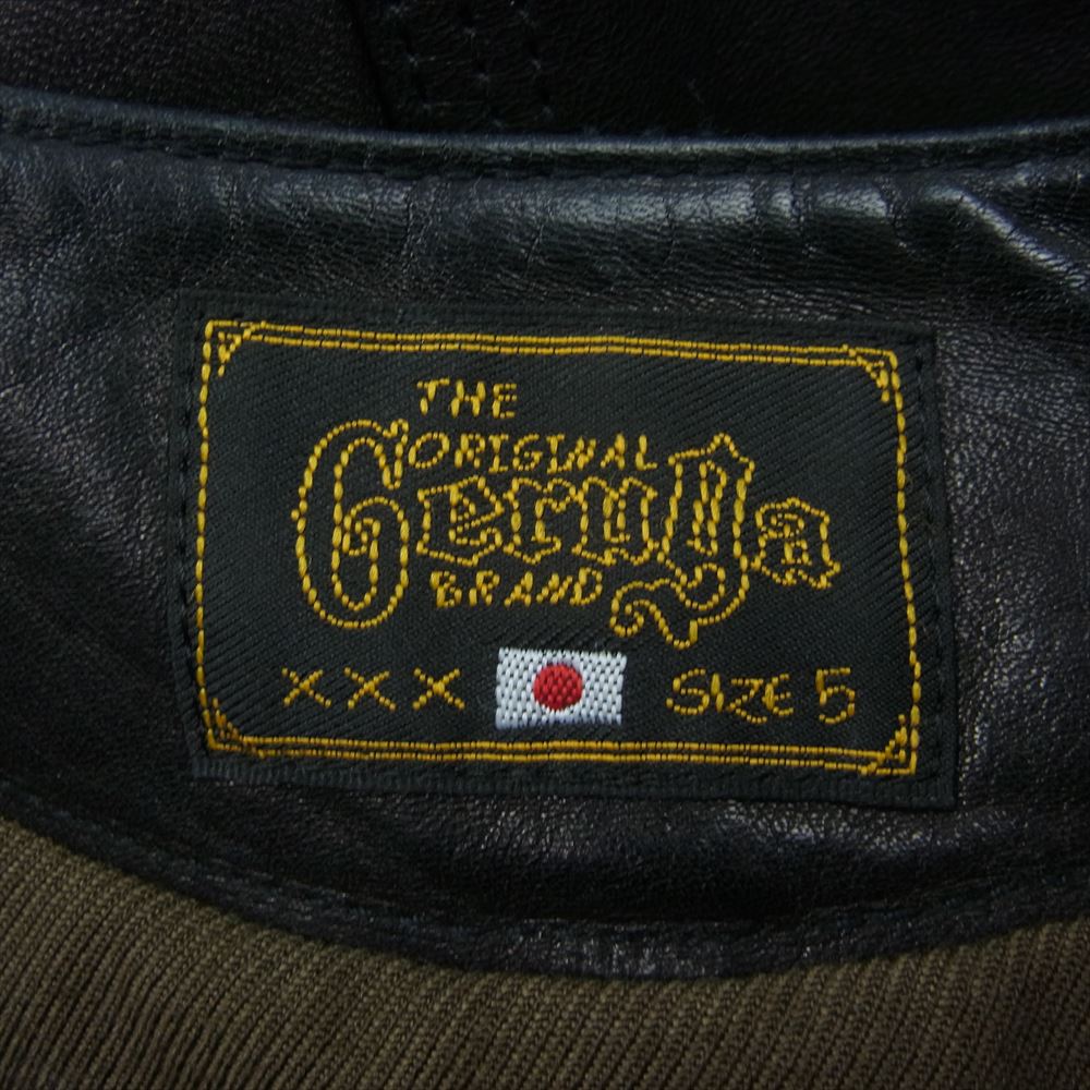 GERUGA ゲルガ GR-J-131 LIMITED × LBT ホースハイド エンジニアジャケット 馬革 ダークブラウン系 5【中古】