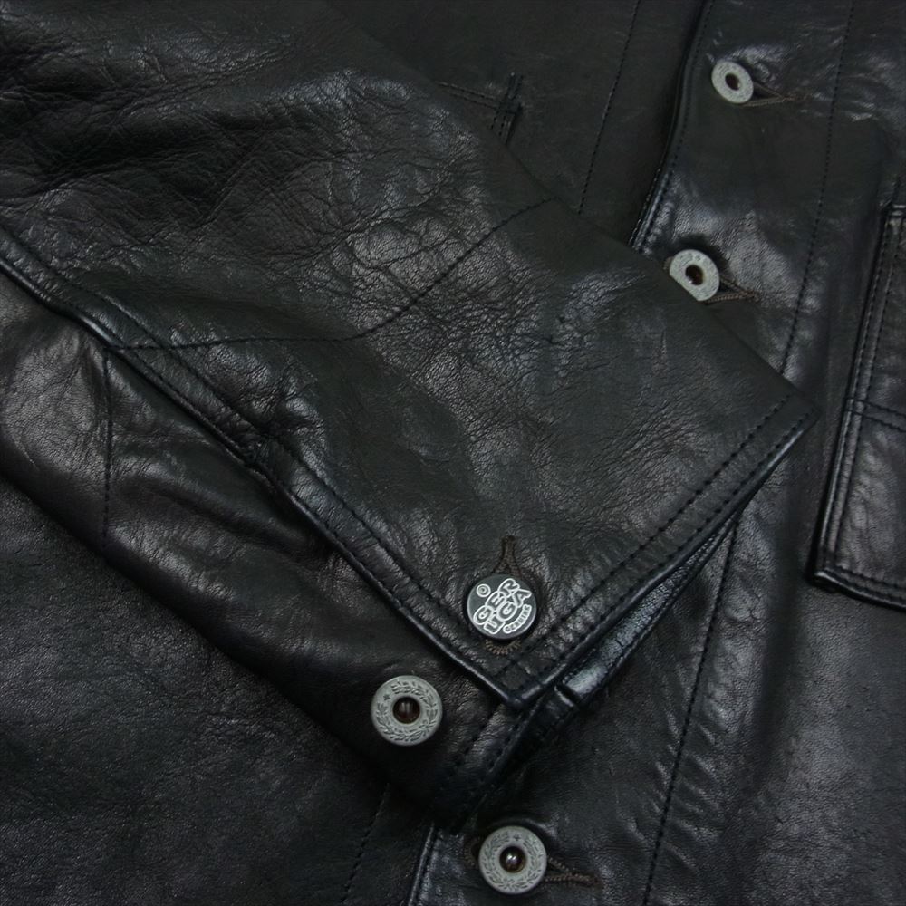 GERUGA ゲルガ GR-J-131 LIMITED × LBT ホースハイド エンジニアジャケット 馬革 ダークブラウン系 5【中古】