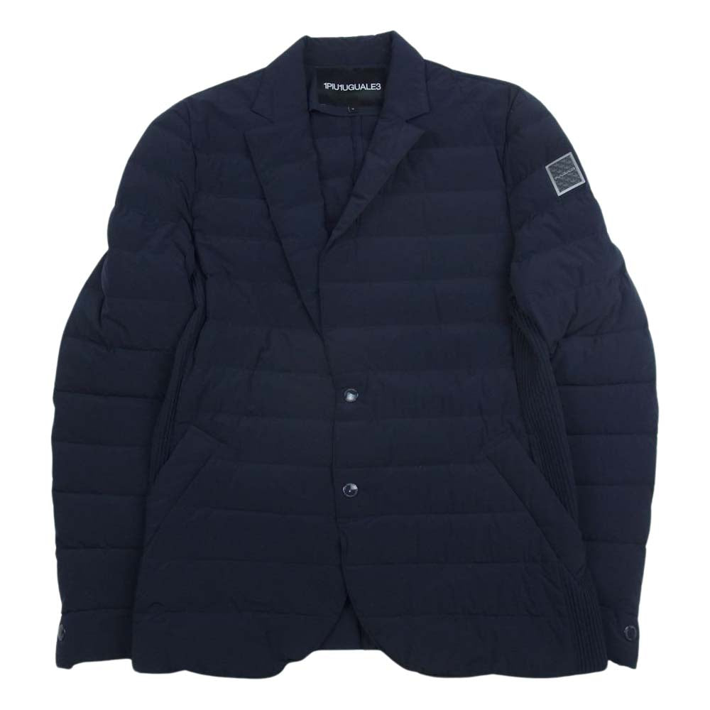 1piu1uguale3 ウノピュウノウグァーレトレ MRB335 4WAY 2B JKT DOWN ダウン テーラード ジャケット ネイビー系 5【中古】