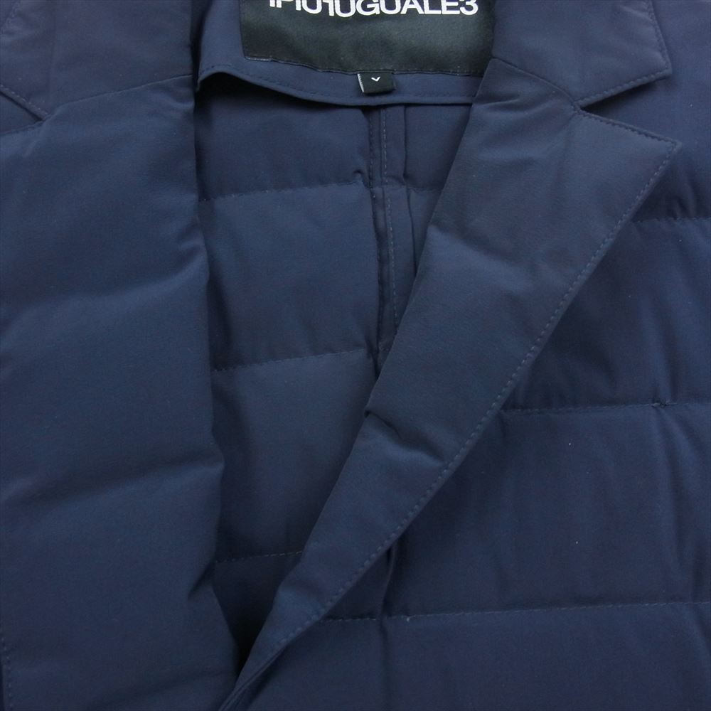 1piu1uguale3 ウノピュウノウグァーレトレ MRB335 4WAY 2B JKT DOWN ダウン テーラード ジャケット ネイビー系 5【中古】
