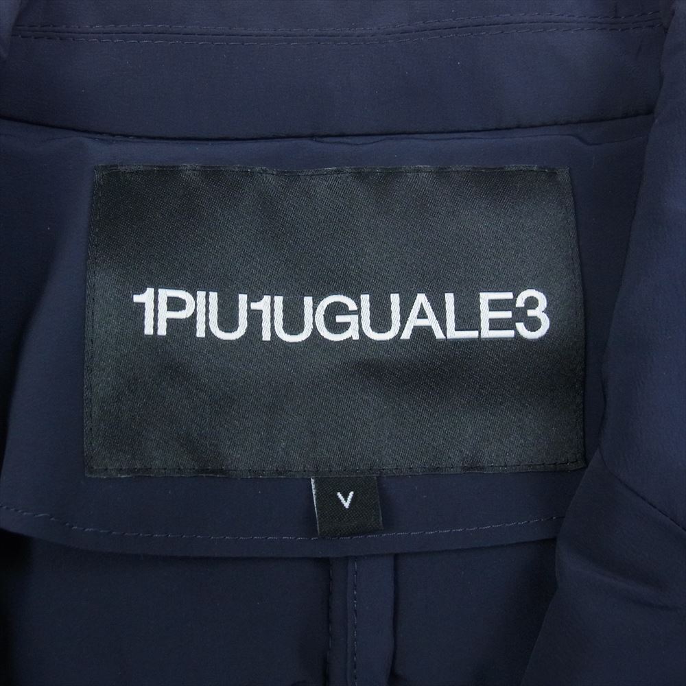 1piu1uguale3 ウノピュウノウグァーレトレ MRB335 4WAY 2B JKT DOWN ダウン テーラード ジャケット ネイビー系 5【中古】