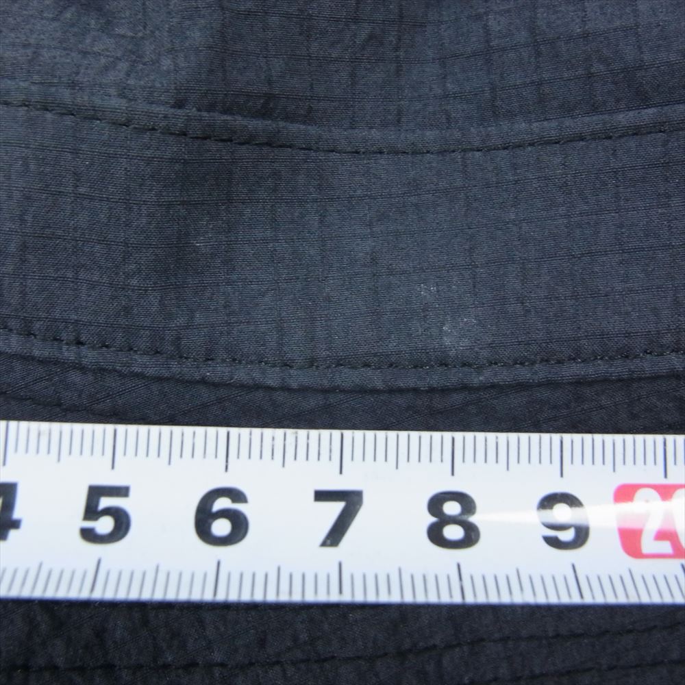 Supreme シュプリーム 23SS Cordura Ripstop Crusher コーデュラ リップストップ ナイロン クラッシャー バケット ハット ブラック系 M/L【中古】