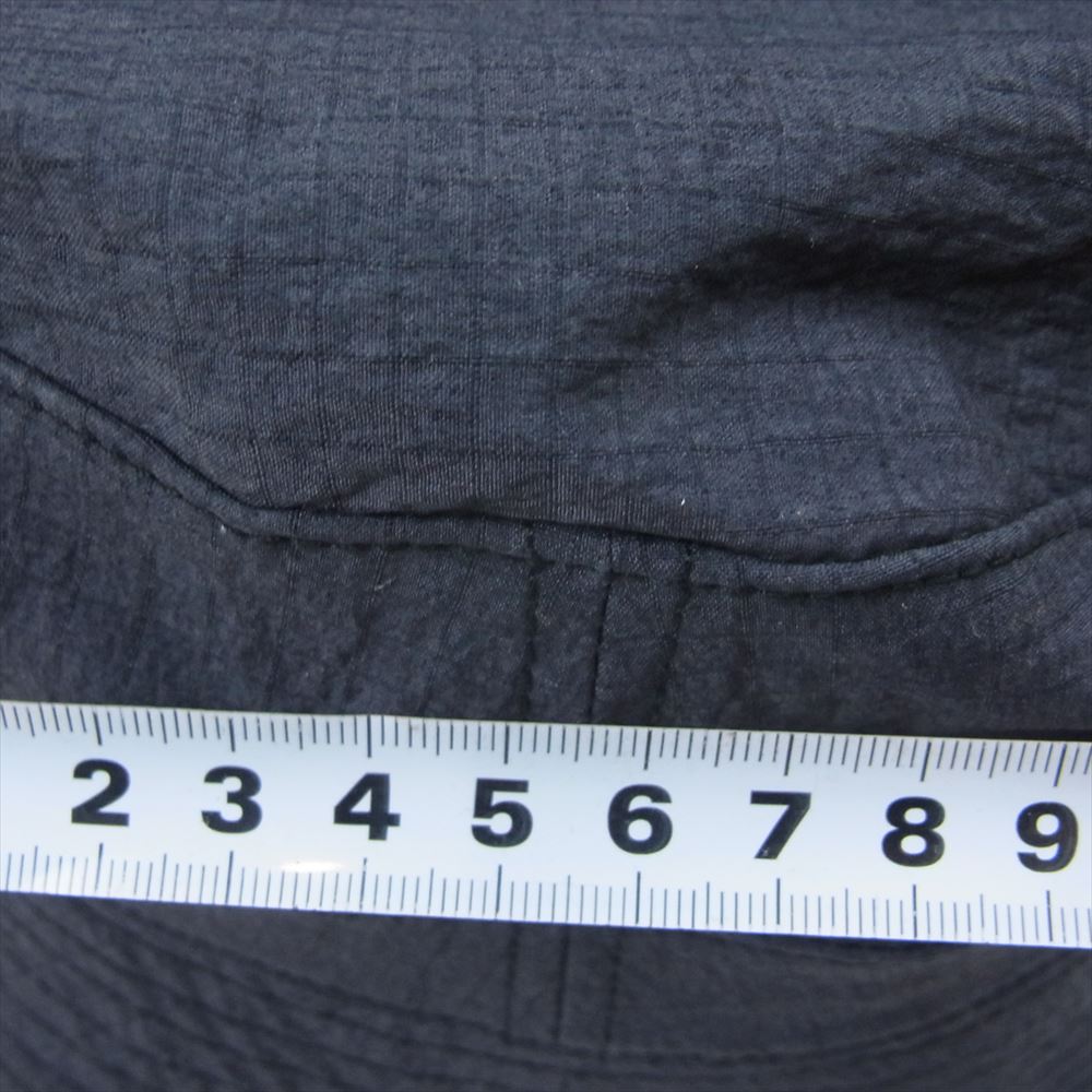 Supreme シュプリーム 23SS Cordura Ripstop Crusher コーデュラ リップストップ ナイロン クラッシャー バケット ハット ブラック系 M/L【中古】