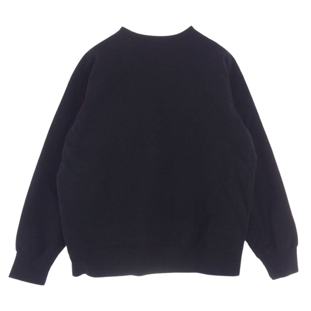Supreme シュプリーム 20AW Side Logo Crewneck サイド ロゴ クルーネック スウェット トレーナー ブラック系 M【中古】