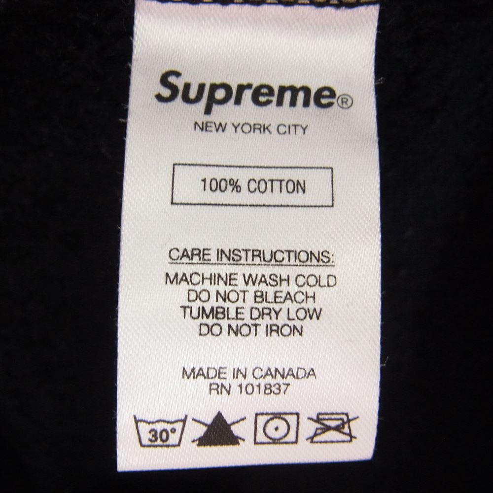 Supreme シュプリーム 20AW Side Logo Crewneck サイド ロゴ クルーネック スウェット トレーナー ブラック系 M【中古】