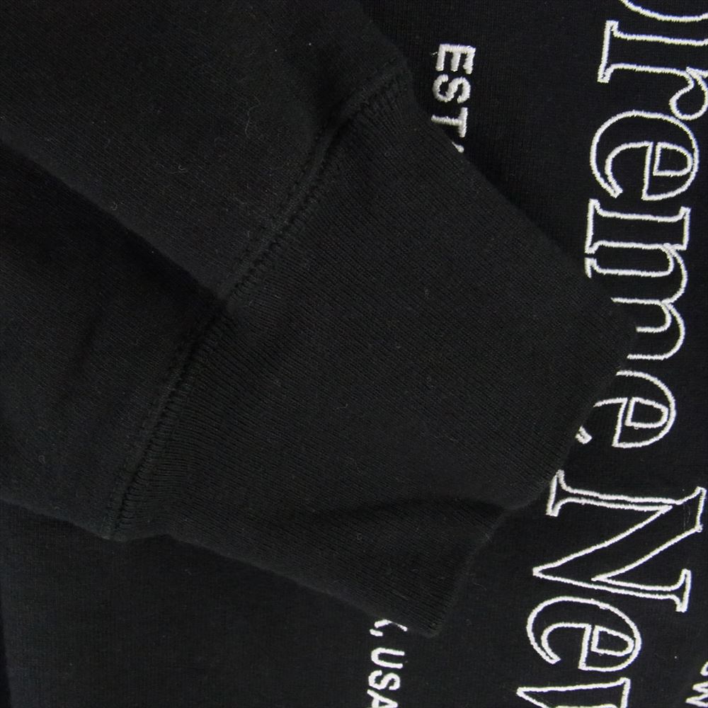 Supreme シュプリーム 20AW Side Logo Crewneck サイド ロゴ クルーネック スウェット トレーナー ブラック系 M【中古】