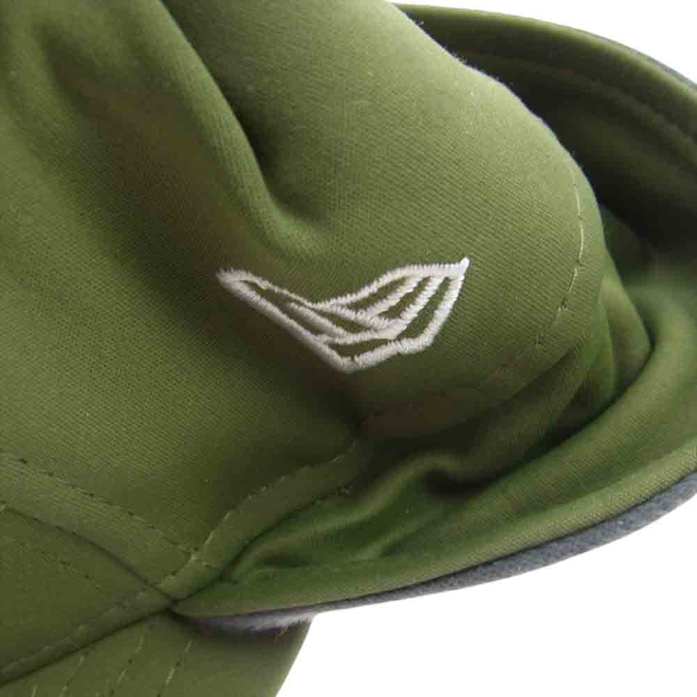 Supreme シュプリーム 20AW × New Era WINDSTOPPER Earflap Box Logo ウィンドストッパー イヤーフラップ ボックスロゴ ニューエラ キャップ カーキ系【中古】