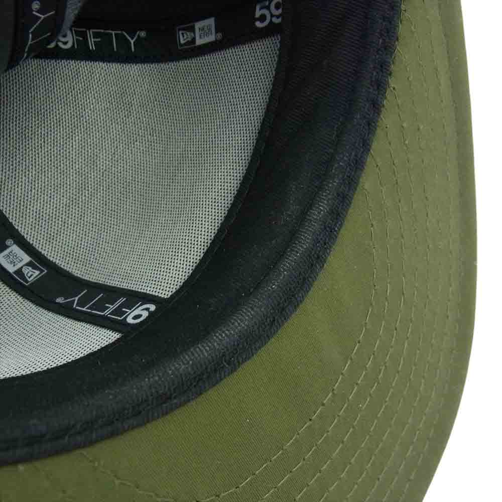 Supreme シュプリーム 20AW × New Era WINDSTOPPER Earflap Box Logo ウィンドストッパー イヤーフラップ ボックスロゴ ニューエラ キャップ カーキ系【中古】