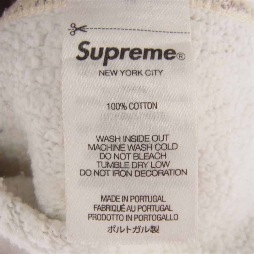 Supreme シュプリーム 21AW × JUNYA WATANABE COMME des GARCONS Hooded Sweatshirt スウェット プルオーバー パーカー マルチカラー系 L【中古】