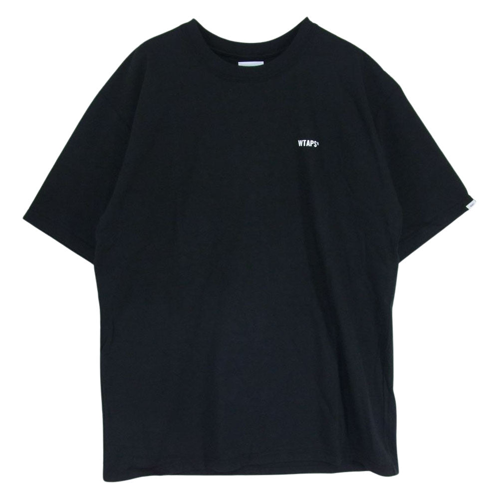WTAPS ダブルタップス 22AW 222PCDT-ST03S SCREEN NO.24 SS TEE スクリーン クロスプリント 半袖 Tシャツ ブラック系 04【中古】