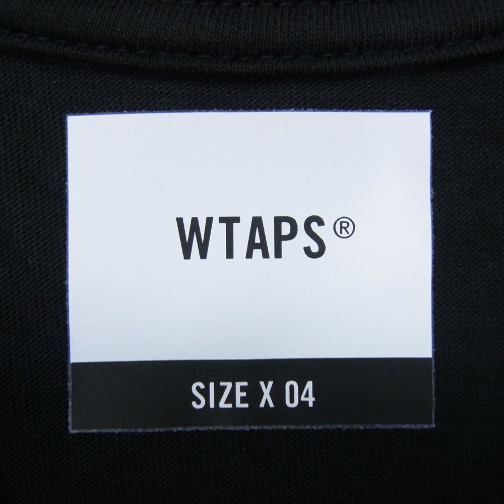 WTAPS ダブルタップス 22AW 222PCDT-ST03S SCREEN NO.24 SS TEE スクリーン クロスプリント 半袖 Tシャツ ブラック系 04【中古】