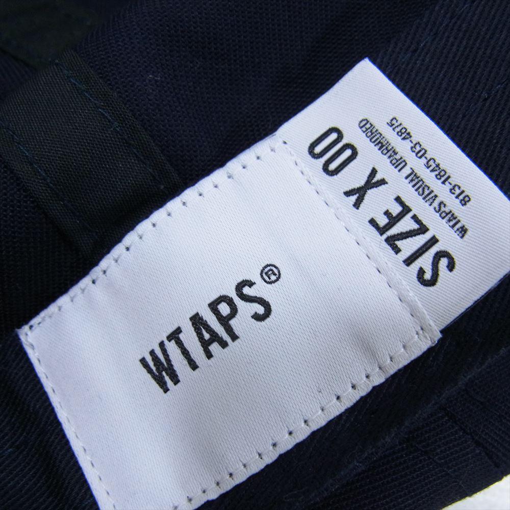 WTAPS ダブルタップス 23SS 231HCDT-HT13 CAP LONG LIVE 刺繍 キャップ 帽子 ネイビー系 OO【中古】