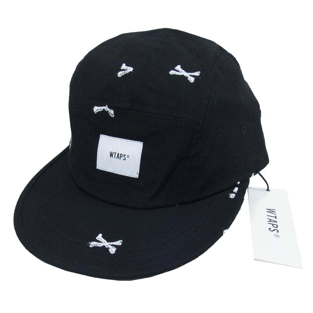 WTAPS ダブルタップス 22SS 221HCDT-HT02 T-5 02 CAP クロスボーン ロゴ キャップ  ブラック系 OO【美品】【中古】
